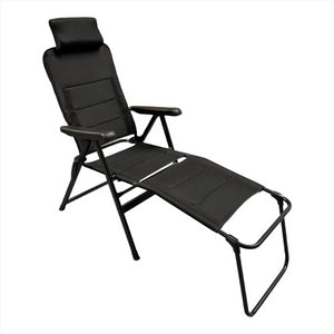 Granada 3D Mesh Multi Position Reclining Chair with Matching Folding Footrest
