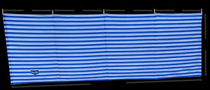 Vanilla Leisure Prestige 5 Pole Striped Windbreak Blue