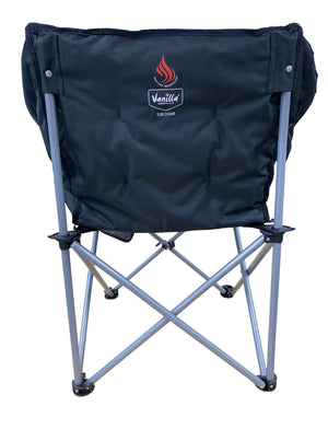 Vanilla Leisure Tub Chair Heated Charcoal + Power Bank