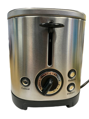 Vanilla Leisure 2 Slice Low Wattage Toaster (Stainless Steel)