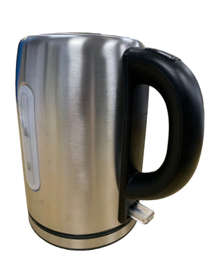Vanilla Leisure 1 Litre Low Wattage Brushed Stainless Steel Cordless Kettle