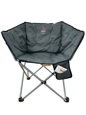 Vanilla Leisure Tub Chair Heated Charcoal + Power Bank