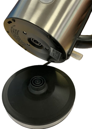 Vanilla Leisure 1 Litre Low Wattage Brushed Stainless Steel Cordless Kettle