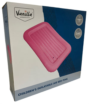 Vanilla Leisure Children's Adventure Inflatable Pink Bed