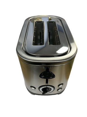 Vanilla Leisure 2 Slice Low Wattage Toaster (Stainless Steel)