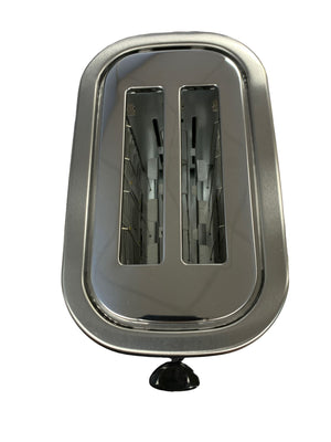 Vanilla Leisure 2 Slice Low Wattage Toaster (Stainless Steel)