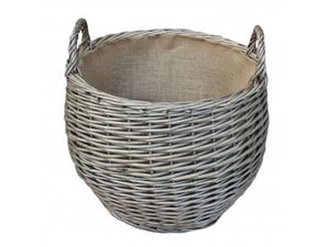 Vanilla Leisure Large Antique Wash Stumpy Basket