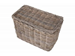 Vanilla Leisure Large Slim Rattan Storage Basket