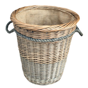 Vanilla Leisure Tall Deluxe Log Basket