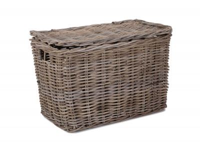 Vanilla Leisure Large Slim Rattan Storage Basket