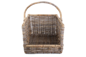 Vanilla Leisure Large Rattan Open Ended Log Basket