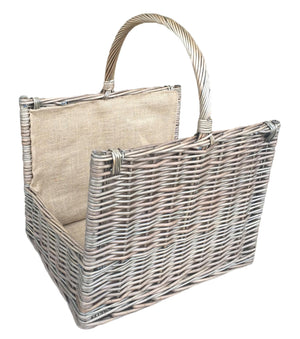 Vanilla Leisure Antique Wash Open End Basket