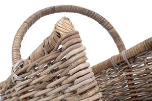 Vanilla Leisure Medium Rattan Open Ended Log Basket