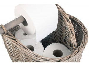 Vanilla Leisure Scooped Bathroom Basket