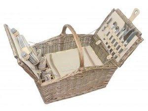 Vanilla Leisure Double Lidded 4 Person Picnic Hamper