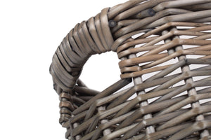 Vanilla Leisure Oval Toilet Organiser Wicker Basket