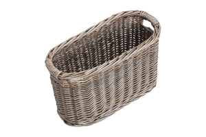 Vanilla Leisure Oval Toilet Organiser Wicker Basket