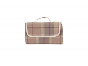Vanilla Leisure Lavender Tartan Picnic Rug