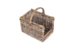 Vanilla Leisure  Small Rattan Open Ended Log Basket