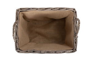 Vanilla Leisure Kindling Wood Log Basket