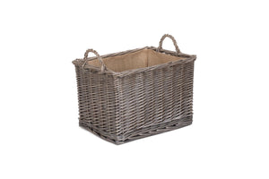 Vanilla Leisure Kindling Wood Log Basket