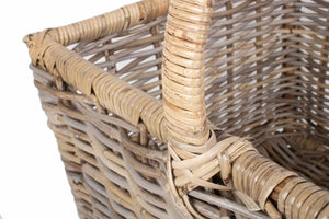 Vanilla Leisure Large Rattan Open Ended Log Basket