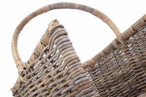 Vanilla Leisure Large Rattan Open Ended Log Basket