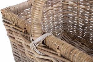 Vanilla Leisure Medium Rattan Open Ended Log Basket