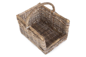 Vanilla Leisure Medium Rattan Open Ended Log Basket