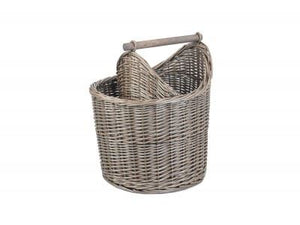 Vanilla Leisure Scooped Bathroom Basket